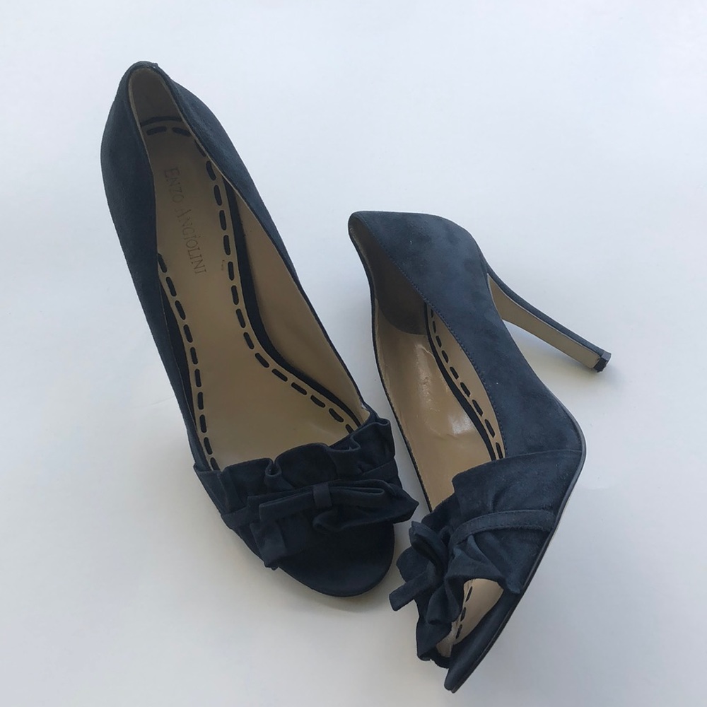 Enzo Angiolni Blue Heels